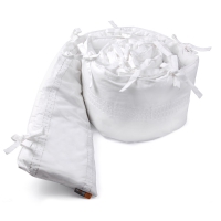 Tour de lit intégral pour lit Alma Mini - Blanc coconut